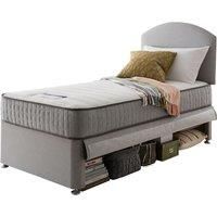 Silentnight Maxi Store Single Bed - Slate Grey No Headboard