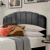 Silentnight Merlin Upholstered Headboard Ebony Woven Single (3')