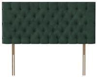 Silentnight Sassaria Velvet Kingsize Headboard - Green