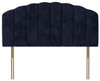 Silentnight Merlin Velvet Kingsize Headboard - Blue