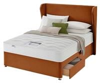 Silentnight 1000 Pocket Eco Double 2 Drawer Divan Bed- Amber