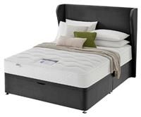 Silentnight 1000 Pkt Eco Kingsize Ottoman Divan Bed-Charcoal