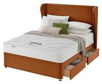 Silentnight 1000 Pocket Eco Superking 4 Drw Divan Bed- Amber