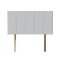 Silentnight Brescia 150 Woven Kingsize Headboard-Light Grey
