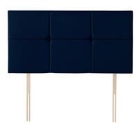 Silentnight Arezzo 180 Velvet Superking Headboard- Maritime