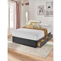 Silentnight Divan Velvet Bed Base With Storage Options - Single
