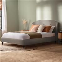 Silentnight Evana Double Fabric Bed Frame - Steel