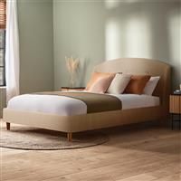 Silentnight Evana Superking Fabric Bed Frame - Sandstone