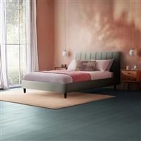 Silentnight Octavia Double Fabric Bed Frame - Steel