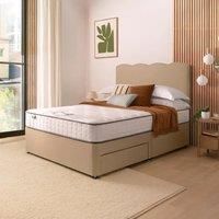 Silentnight Divan Bed With Wave Fabric Headboard