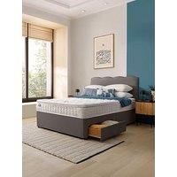 Silentnight Miracoil Pillowtop Divan Bed With Storage Options (Headboard Included) - Firm