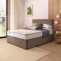 Silentnight Divan Bed With Velvet Paris Headboard