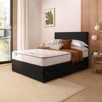 Silentnight Divan Bed With Fabric Paris Headboard