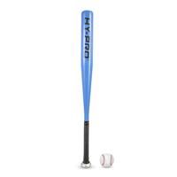 Hy-Pro Blue Aluminium Baseball Bat & Ball Set | Strong Grip Handle & Smooth Metal Bat Finish