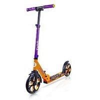 Zinc Big Wheeled Folding Verge Scooter (Orange & Purple)