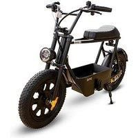 Zinc Sprintr 350W 16inch Fat Tyre Electric Seated Scooter - Up To 15.5mph & 13 Mile Range, Smooth Ride, Carry Box, LED Headlight, Brake Activated Tailight, 14+
