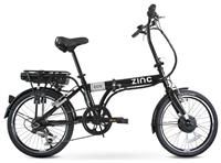 Zinc Eco Pro Electric Folding Bike| 250W Motor, up to 34.2 Mile Range, 6 Speed Shimano Gears, Adjustable Seat