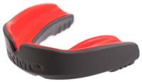 Enmo Maxilla Gel Mouthguard – With Case, Adults & Kids 10+, Breathing Channel Technology, Boil & Bite, Comfortable, Anti Microbial, Rugby, Boxing, MMA, Judo, Hockey & All Contact Sports, Black & Red