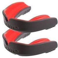Enmo Maxilla Gel Mouthguard - Black/Red, 2 Pack