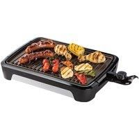 George Foreman 25850 Smokeless Electric Grill, Indoor BBQ and Griddle Hot Plate with Built In Drip Tray