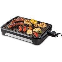 George Foreman 25850 Smokeless Electric Grill, Indoor BBQ and Griddle Hot Plate with Built In Drip Tray