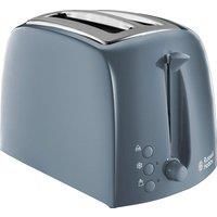 Russell Hobbs 21644 Textures 2 Slice Toaster with Frozen, Cancel and Reheat Settings, Grey