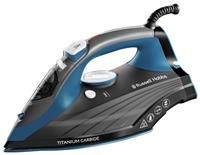 RUSSELL HOBBS 27090 Titanium Carbide Steam Iron  Blue & Grey