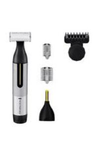 Remington Omniblade Hybrid Face and Body Stubble 100% Waterproof Rechargable Shaver with Adjustable Precision Dial Comb and Micro Trimmer, Black