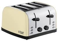 Russell Hobbs Stainless Steel 4 Slice Toaster - 4 Colour options