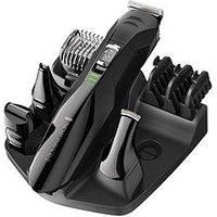 Remington All-On-One Grooming Kit - Beard Trimmer for Men; Hair Clipper; Nose and Ear Trimmer with Mini Foil Shaver PG6020, Black