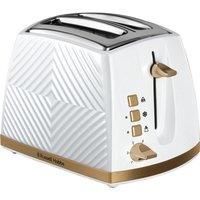 Russell Hobbs 26391 Groove 2 Slice Toaster, 850 Watts, White