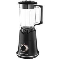 Russell Hobbs 26710 Blade Boost Jug Blender - Soup and Smoothie Maker for Kitchens with Push Down Technology for Faster Results, 1.5 Litre, Black