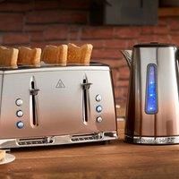 Russell Hobbs Eclipse Copper Kettle & Toaster Bundle