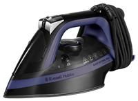 Russell Hobbs 26731 Plug & Wrap Steam Iron - One Temperature Safe on All Fabrics, Easy Storage and Self Clean, 2400W, Black