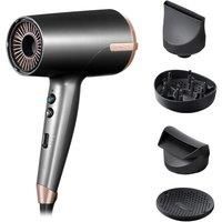 Remington ONE Dry & Style Hair Dryer - Powerfull Ionic Hairdryer with 2X Diffusor, Slim Concentrator and Flyaway Tamer, D6077