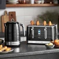 Russell Hobbs Inspire Black Kettle & Toaster Bundle