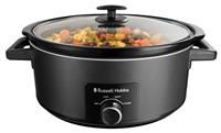 Russell Hobbs Matte Black Slow Cooker, Black