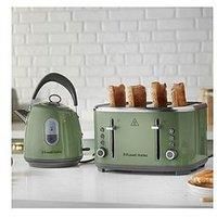 Russell Hobbs Stylevia Kettle & 4 Slice Toaster Bundle Mocha 28133BU