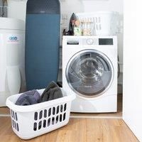 Hipster Style Washing Clothes Linen High Grade Plastic Storage Laundry Basket UK
