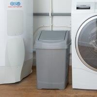 Plastic Swing Bin 8L/25L/50L Waste Dustbin Rubbish Refused Recycle Bins Home
