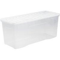 Plastic Storage Box 133 Litre With Lid Christmas Tree Storage 1 2 3 5 or 10 Pack