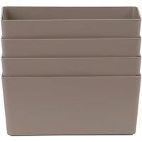 Wham Studio Set of 4 Plastic Storage Basket 1.01