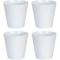 Round Planter 16cm White Wham