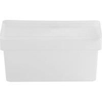 Wham Studio Stack Matt Clear 3.9L Plastic Stackable Nestable Storage Basket (H)120mm (W)253mm