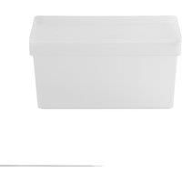 Wham Studio Stack Matt Clear 13.5L Plastic Stackable Nestable Storage Basket (H)180mm (W)364mm