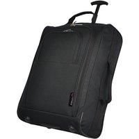 5 Cities Cabin Approved Trolley Bag, Black, 21-Inch / 55cm