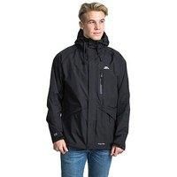 Trespass Men's Corvo Waterproof Jacket, Black, 2X-Large