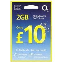 O2 Pay As You Go Sim Cards, Big Bundle Deal Unlimited Mins/Texts/ Data Rollover