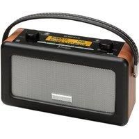 Roberts Vintage DAB/FM RDS Portable Radio with Built-In Battery Charger - Black
