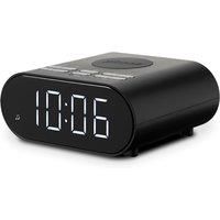 Roberts Ortus Charge Wireless FM Alarm Clock with Bluetooth - Black